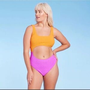 NWT Target Wild Fable Cutout One Piece Swimsuit